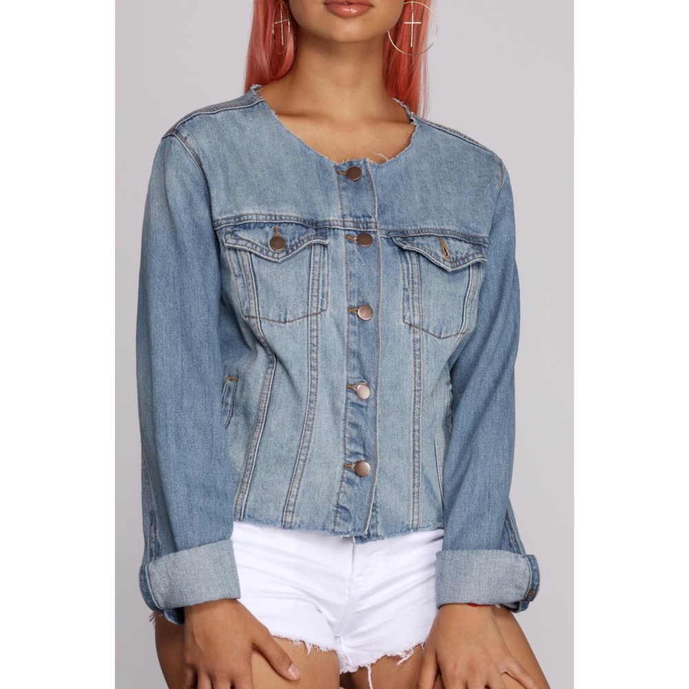 Wash Denim Jacket in Women’s - Small